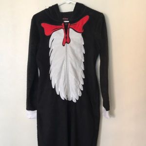 Dr. Seuss Cat in the Hat costume onsie